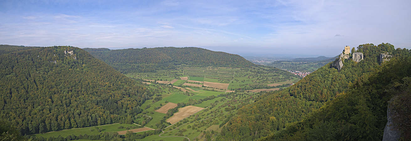 Ruine Reu&szlig;enstein Panorama