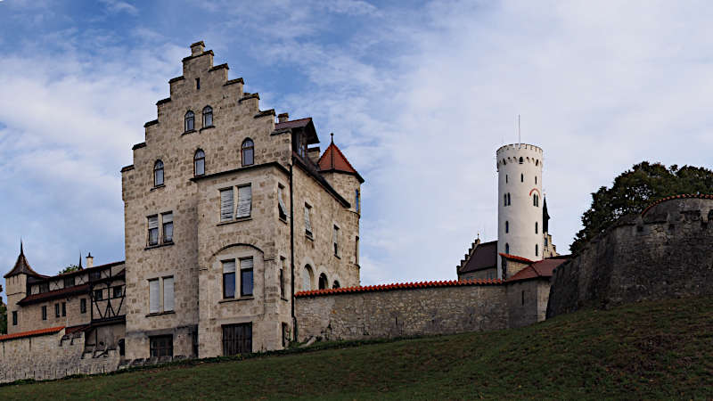 Schloss Lichtenstein von S&uuml;den