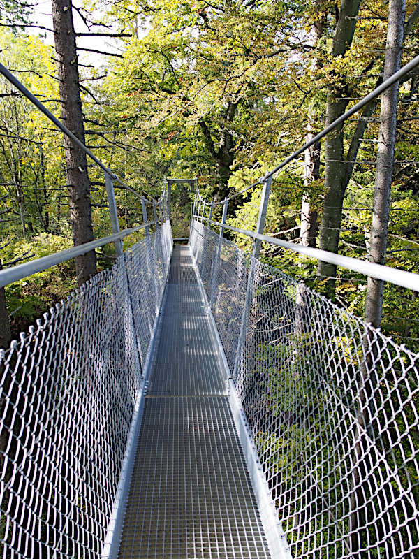 H&auml;ngebr&uuml;cke bei der Burg Hohenberg