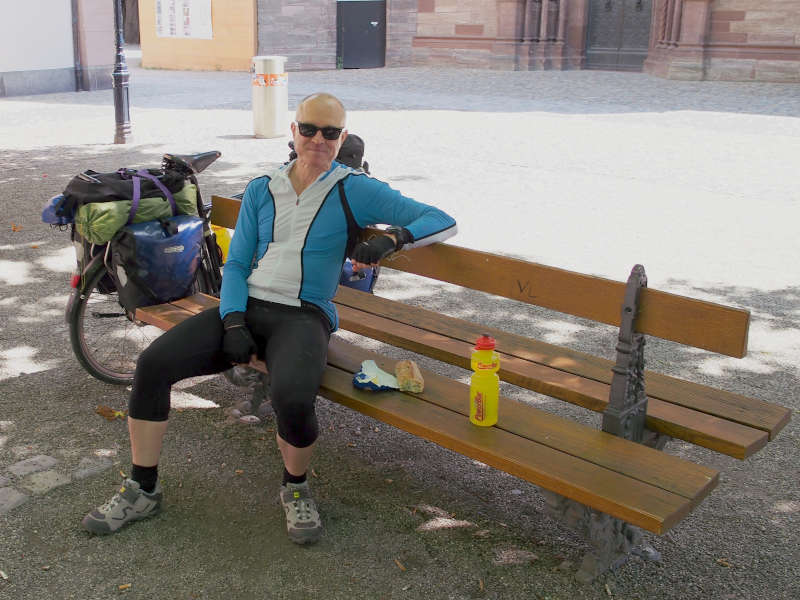 Brotzeit auf dem M&uuml;nsterplatz